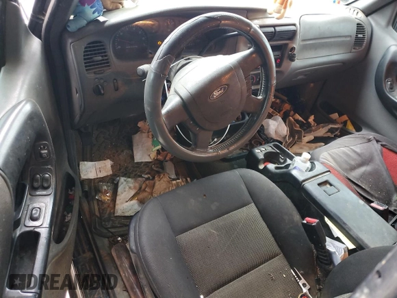 2004 Ford Ranger XL Fleet with VIN 1FTYR44U54PA27334, listed as a Copart auction lot 51321095 with 203,618 mi miles and Salvage Title. Bid and sale history available at DreamBid. Image 8.