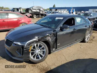 2022 Cadillac CT4-V z VIN 1G6DH5RL2N0121059, wystawiony jako Copart lot #71968614 z przebiegiem 55 049 mil mil oraz Szkody całkowita. Historia ofert i sprzedaży dostępna na DreamBid. Obrazek 1.