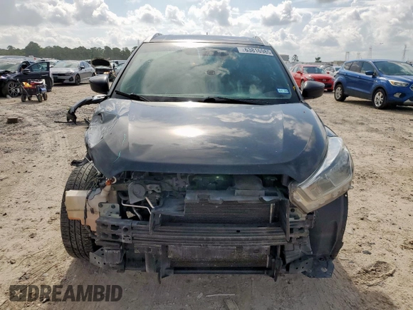 2018 Nissan Kicks S with VIN 3N1CP5CU0JL535244, listed as a Copart auction lot 63816985 with 129,271 mi miles and Salvage title. Bid and sale history available at DreamBid. Image 5.