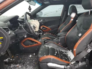 2016 Hyundai Veloster Turbo with VIN KMHTC6AE9GU252295, listed as a Copart auction lot 41462345 with 151,125 mi miles and Salvage Title. Bid and sale history available at carsss.com. Image 7.