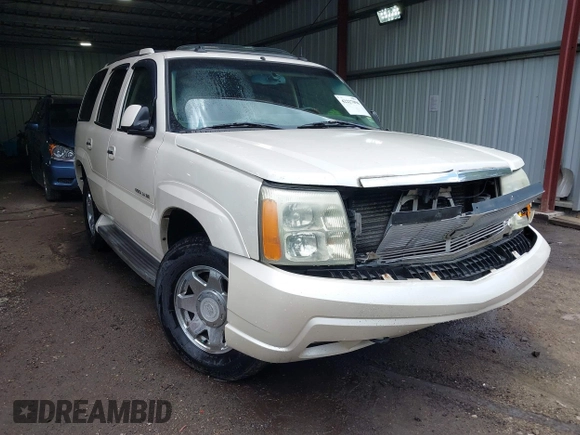 2003 Cadillac Escalade z VIN 1GYEK63NX3R241388, wystawiony jako IAAI lot #42227896 z przebiegiem 154 415 mil mil oraz . Historia ofert i sprzedaży dostępna na DreamBid. Obrazek 1.