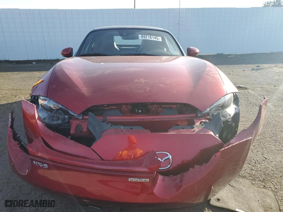 2020 Mazda MX-5 Miata Grand Touring with VIN JM1NDAD77L0410693, listed as a Copart auction lot 89218145 with NaN miles and Salvage Title. Bid and sale history available at carsss.com. Image 5.