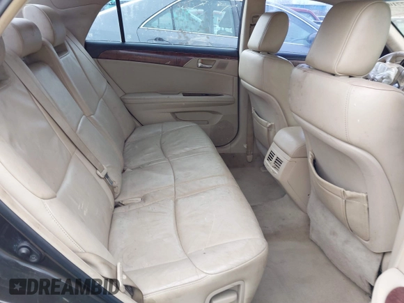 2011 Toyota Avalon with VIN 4T1BK3DB2BU411388, listed as a IAAI auction lot 41677104 with 266,080 mi miles and . Bid and sale history available at DreamBid. Image 8.