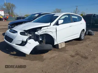 2017 Hyundai Accent SE with VIN KMHCT5AE7HU310724, listed as a IAAI auction lot 42093323 with 134,326 mi miles. Bid and sale history available at carsss.com. Image 6.