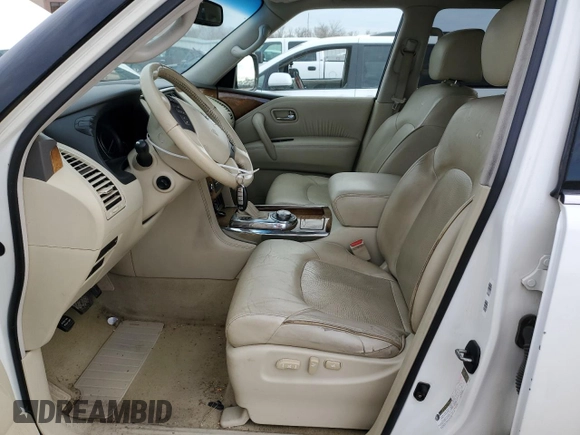 2013 Infiniti QX56 with VIN JN8AZ2NEXD9040540, listed as a Copart auction lot 47541055 with 187,686 mi miles and Salvage Title. Bid and sale history available at carsss.com. Image 7.