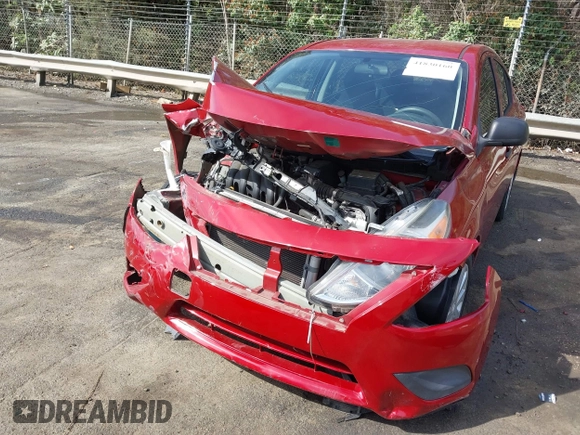 2015 Nissan Versa SV with VIN 3N1CN7AP1FL859969, listed as a IAAI auction lot 41830160 with 74,543 mi miles. Bid and sale history available at carsss.com. Image 6.