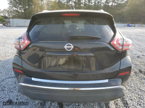 2017 Nissan Murano SL with VIN 5N1AZ2MH9HN185939, listed as a Copart auction lot 50818305 with 97,364 mi miles and Salvage Title. Bid and sale history available at carsss.com. Image 6.