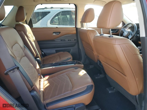 2022 Nissan Pathfinder Platinum with VIN 5N1DR3DK8NC269210, listed as a Copart auction lot 46353535 with 63,491 mi miles and Salvage Title. Bid and sale history available at carsss.com. Image 11.