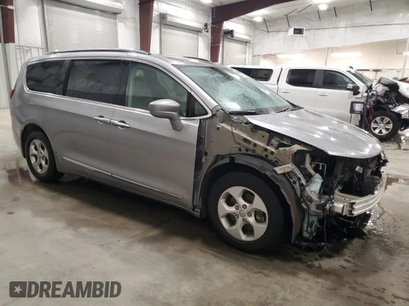2017 Chrysler Pacifica Touring L Plus with VIN 2C4RC1EG8HR515887, listed as a Copart auction lot 54513485 with 97,736 mi miles and Salvage Title. Bid and sale history available at DreamBid. Image 4.