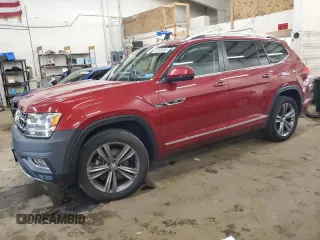 2019 Volkswagen Atlas SE z VIN 1V2XR2CA6KC575711, wystawiony jako Copart lot #54349395 z przebiegiem Nie podano mil oraz Szkoda całkowita • Salvage title. Historia ofert i sprzedaży dostępna na DreamBid. Obrazek 1.