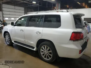 2011 Lexus LX 570 with VIN JTJHY7AX4B4073980, listed as a Copart auction lot 48960425 with 201,143 mi miles and Clean Title. Bid and sale history available at DreamBid. Image 2.