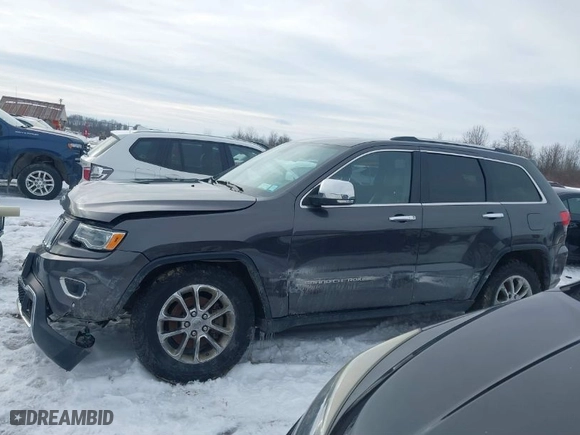 2015 Jeep Grand Cherokee Limited with VIN 1C4RJFBG0FC738194, listed as a IAAI auction lot 41695431 with 169,919 mi miles. Bid and sale history available at carsss.com. Image 14.