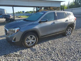 2019 GMC Terrain SLE with VIN 3GKALMEV6KL170901, listed as a Copart auction lot 55467225 with 128,872 mi miles and Salvage title. Bid and sale history available at DreamBid. Image 1.