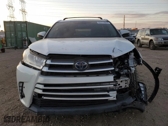 2016 Toyota Highlander Hybrid Limited with VIN 5TDDCRFH8GS015007, listed as a Copart auction lot 83711024 with 106,441 mi miles and Salvage Title. Bid and sale history available at carsss.com. Image 5.