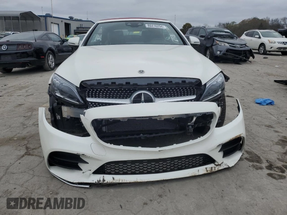 2023 Mercedes-Benz C 300 with VIN W1KWK8DB9PG132874, listed as a Copart auction lot 80416294 with 10,334 mi miles and Salvage Title. Bid and sale history available at DreamBid. Image 5.