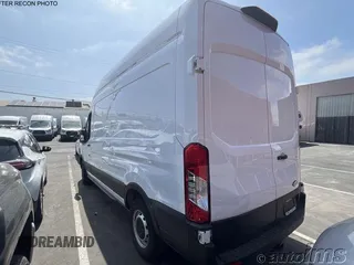 2023 Ford Transit Cargo with VIN 1FTBR1X85PKC01942, listed as a IAAI auction lot 42845488 with 726 mi miles and . Bid and sale history available at DreamBid. Image 6.