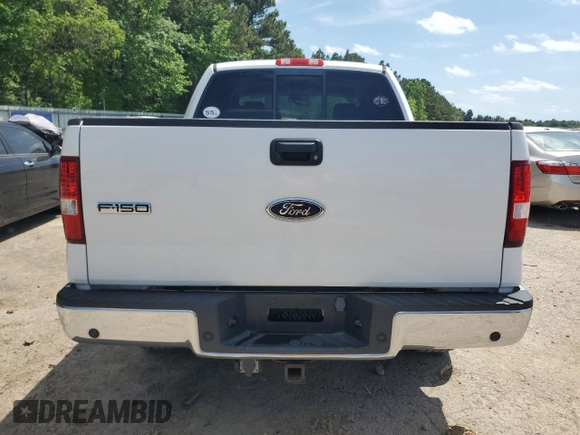 2005 Ford F-150 XLT with VIN 1FTPW14505KD82602, listed as a Copart auction lot 53318965 with 133,539 mi miles and Salvage Title. Bid and sale history available at carsss.com. Image 6.