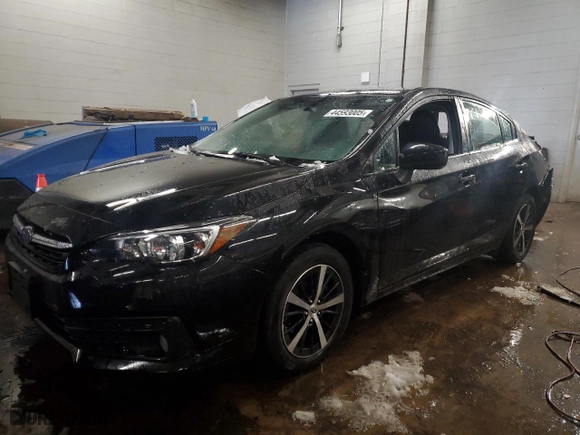 2020 Subaru Impreza Premium with VIN 4S3GKAV64L3612099, listed as a Copart auction lot 44593005 with 59,765 mi miles and Salvage Title. Bid and sale history available at carsss.com. Image 1.
