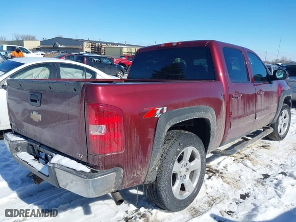 2008 Chevrolet Silverado 1500 LTZ with VIN 3GCEK13338G277180, listed as a IAAI auction lot 41628926 with 242,920 mi miles. Bid and sale history available at carsss.com. Image 4.