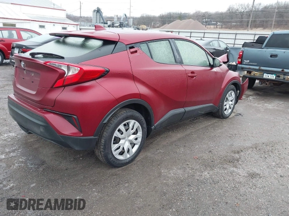 2019 Toyota C-HR XLE with VIN JTNKHMBX5K1062246, listed as a IAAI auction lot 41515839 with 44,098 mi miles. Bid and sale history available at carsss.com. Image 4.