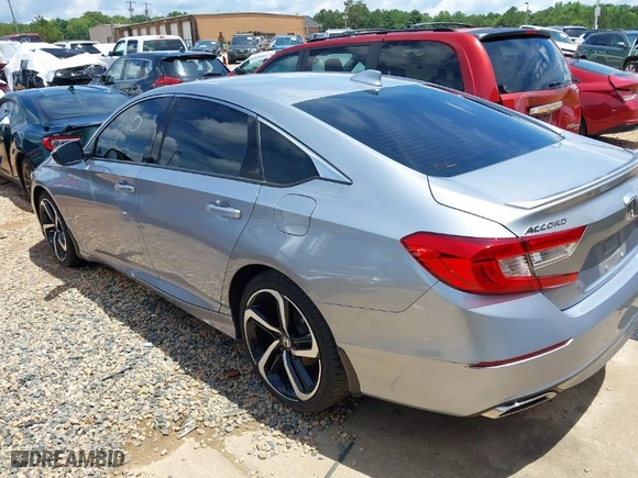 2020 Honda Accord Sedan Sport with VIN 1HGCV1F31LA137390, listed as a IAAI auction lot 39726952 with 1 mi miles. Bid and sale history available at carsss.com. Image 3.