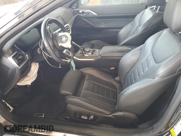 2022 BMW 4 Series M440i with VIN WBA53AT09NCK27186, listed as a Copart auction lot 59896085 with Not provided miles and Non repairable. Bid and sale history available at DreamBid. Image 7.