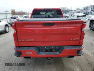 2019 Chevrolet Silverado 1500 RST with VIN 1GCRYEED5KZ230298, listed as a Copart auction lot 82813134 with 57,280 mi miles and Salvage Title. Bid and sale history available at DreamBid. Image 6.