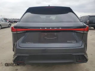 2024 Lexus RX with VIN 2T2BAMCA7RC045629, listed as a Copart auction lot 44222195 with 16,964 mi miles and Salvage Title. Bid and sale history available at carsss.com. Image 6.