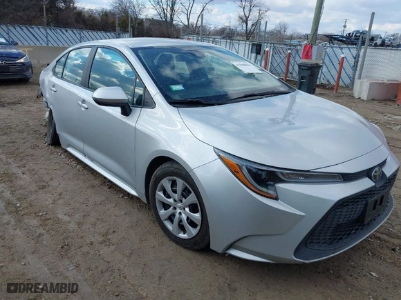 2022 Toyota Corolla LE with VIN 5YFEPMAE3NP297460, listed as a IAAI auction lot 41688004 with 69,250 mi miles. Bid and sale history available at carsss.com. Image 1.
