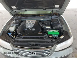 2006 Hyundai Azera SE with VIN KMHFC46F66A124826, listed as a Copart auction lot 48796695 with 134,434 mi miles and Salvage Title. Bid and sale history available at DreamBid. Image 12.