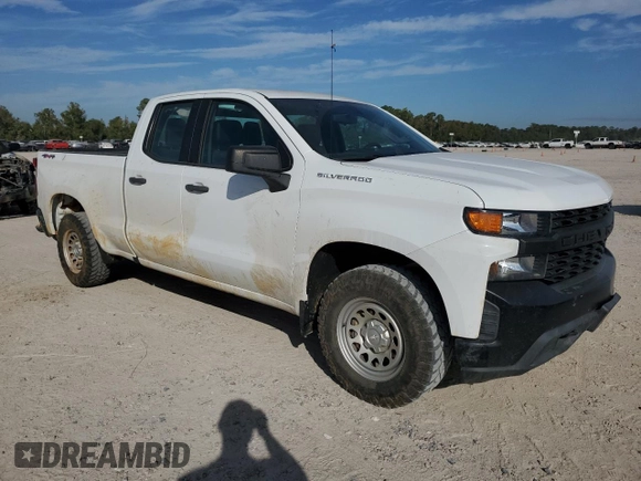 2020 Chevrolet Silverado 1500 Work Truck with VIN 1GCRYAEF9LZ177875, listed as a Copart auction lot 75811724 with 40,657 mi miles and Salvage Title. Bid and sale history available at carsss.com. Image 4.