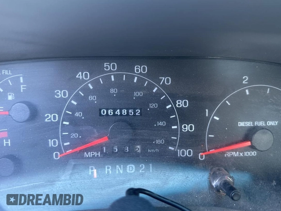 2001 Ford F-350 with VIN 1FDWF37FX1EC59230, listed as a Copart auction lot 42909475 with 64,852 mi miles and Salvage title. Bid and sale history available at DreamBid. Image 8.