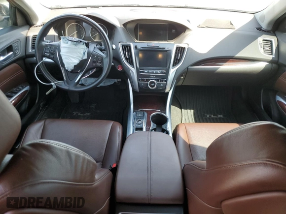 2016 Acura TLX Advance with VIN 19UUB3F71GA001164, listed as a Copart auction lot 51148235 with Not provided miles and Salvage title. Bid and sale history available at DreamBid. Image 8.