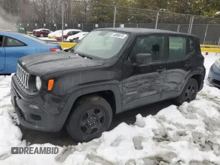 2018 Jeep Renegade Sport with VIN ZACCJBAB2JPG70389, listed as a Copart auction lot 45098815 with 126,241 mi miles and Salvage title. Bid and sale history available at DreamBid. Image 1.