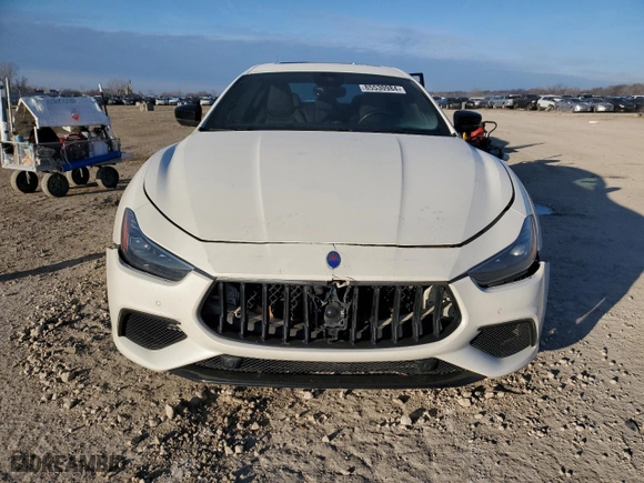 2021 Maserati Ghibli S Q4 GranSport with VIN ZAM57YTS1M1360824, listed as a Copart auction lot 85530984 with 51,644 mi miles and Salvage Title. Bid and sale history available at carsss.com. Image 5.