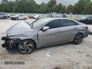 2024 Hyundai Elantra SEL with VIN KMHLS4DG5RU672675, listed as a Copart auction lot 59157845 with 29,035 mi miles and Non repairable. Bid and sale history available at DreamBid. Image 1.