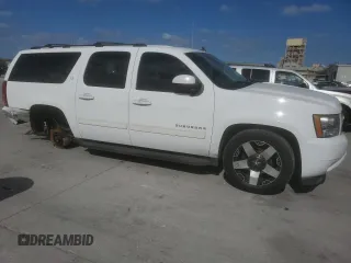 2013 Chevrolet Suburban LT with VIN 1GNSCJE01DR227690, listed as a Copart auction lot 48963485 with 184,298 mi miles and Salvage Title. Bid and sale history available at carsss.com. Image 4.