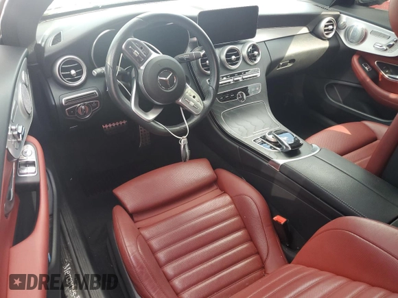 2021 Mercedes-Benz C 300 with VIN W1KWJ8DBXMG100112, listed as a Copart auction lot 74244794 with Not provided miles and Non repairable. Bid and sale history available at DreamBid. Image 8.