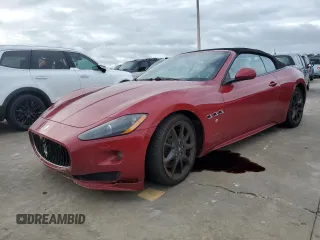 2012 Maserati GranTurismo Convertible Sport with VIN ZAM45MMA6C0064413, listed as a Copart auction lot 75126704 with 0 mi miles and Salvage Title. Bid and sale history available at carsss.com. Image 1.