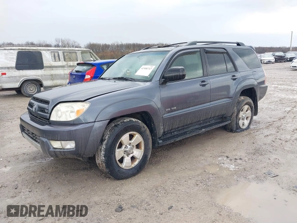 2004 Toyota 4Runner SR5 with VIN JTEBT14R048010741, listed as a IAAI auction lot 41908747 with 289,545 mi miles and . Bid and sale history available at DreamBid. Image 17.