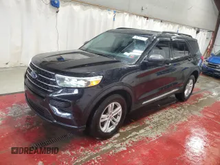 2021 Ford Explorer XLT with VIN 1FMSK8DH1MGB87422, listed as a Copart auction lot 52483205 with 52,479 mi miles and Clean Title. Bid and sale history available at DreamBid. Image 1.