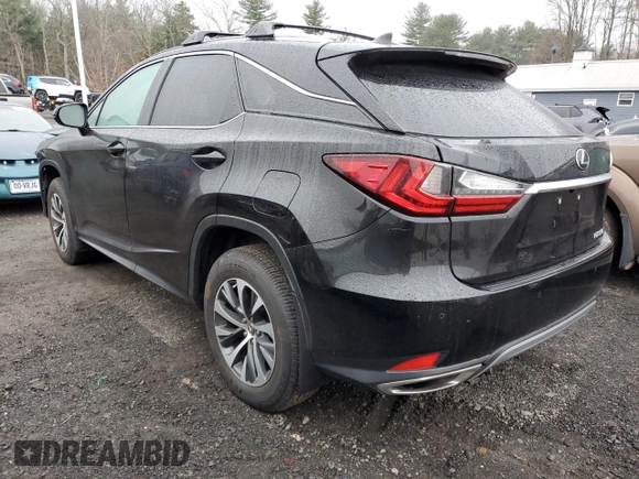 2021 Lexus RX with VIN 2T2HZMDA1MC265889, listed as a Copart auction lot 72682102 with 19,067 mi miles. Bid and sale history available at carsss.com. Image 2.