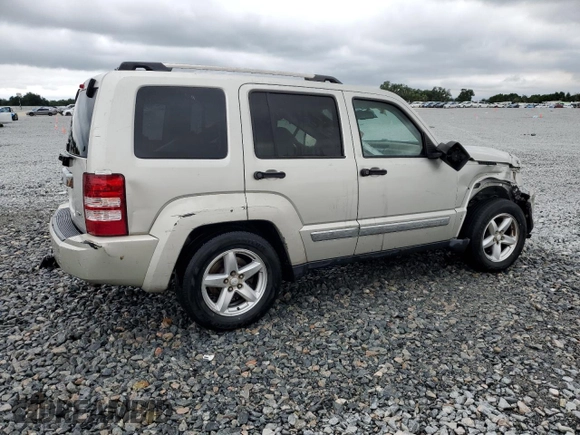 2008 Jeep Liberty Limited with VIN 1J8GP58K48W247360, listed as a Copart auction lot 52101345 with 0 mi miles and Salvage Title. Bid and sale history available at carsss.com. Image 3.