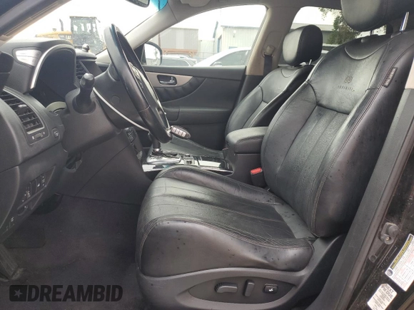 2013 Infiniti FX with VIN JN8CS1MU8DM141623, listed as a Copart auction lot 62533145 with 160,602 mi miles and Salvage title. Bid and sale history available at DreamBid. Image 7.