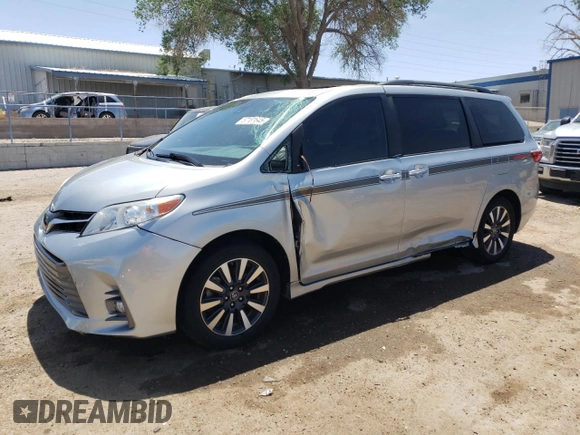 2020 Toyota Sienna XLE z VIN 5TDDZ3DC6LS228289, wystawiony jako Copart lot #57181645 z przebiegiem 69 830 mil mil oraz Szkoda całkowita • Salvage title. Historia ofert i sprzedaży dostępna na DreamBid. Obrazek 1.