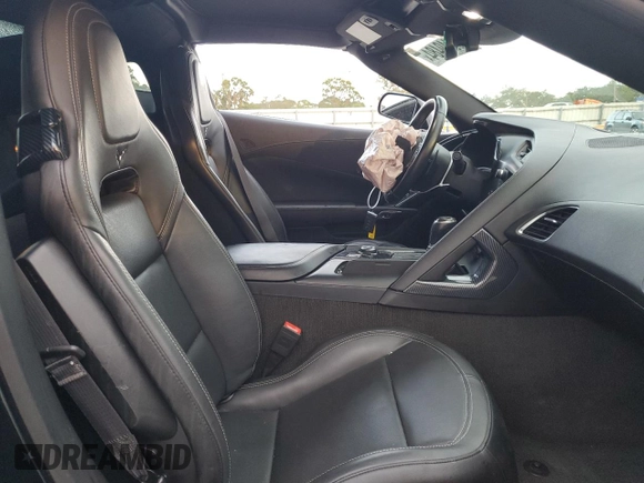 2019 Chevrolet Corvette Z06 2LZ with VIN 1G1YS2D69K5600067, listed as a Copart auction lot 86349484 with 58,295 mi miles and Salvage Title. Bid and sale history available at carsss.com. Image 10.