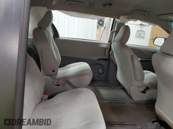 2013 Toyota Sienna L with VIN 5TDZK3DC3DS352709, listed as a Copart auction lot 50143905 with 126,059 mi miles and Salvage Title. Bid and sale history available at carsss.com. Image 11.