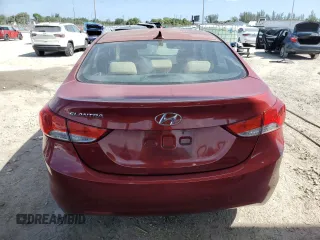 2013 Hyundai Elantra Limited with VIN KMHDH4AE4DU740611, listed as a Copart auction lot 54711845 with 95,408 mi miles and Salvage Title. Bid and sale history available at DreamBid. Image 6.