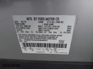 2019 Ford Explorer XLT with VIN 1FM5K7DHXKGA09853, listed as a IAAI auction lot 41597540 with 109,726 mi miles. Bid and sale history available at carsss.com. Image 9.