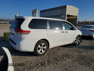 2012 Toyota Sienna with VIN 5TDKA3DCXCS012959, listed as a Copart auction lot 87316364 with Not Provided miles and Salvage Title. Bid and sale history available at DreamBid. Image 3.